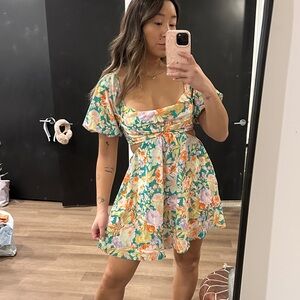 Fortunate One Floral Dress